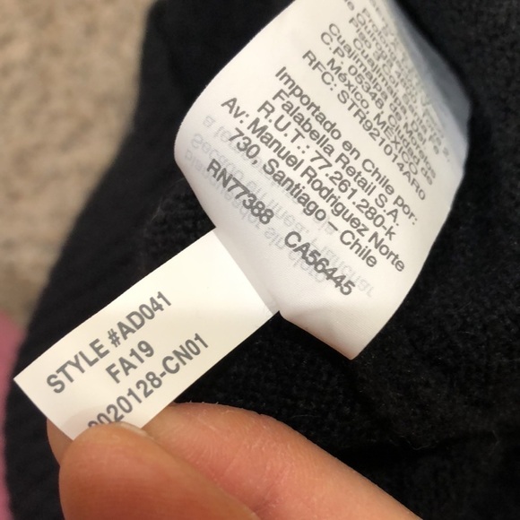 Madewell Payton Sweater Size XXS Black Coziest Yarn Lantern Puff Sleeve Pullover - Picture 7 of 10